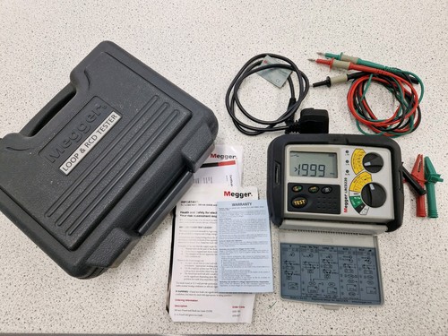 Megger loop and - rcd, tester