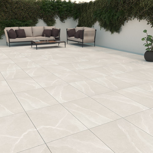 Porcelain paving ivory 20mm - paving,