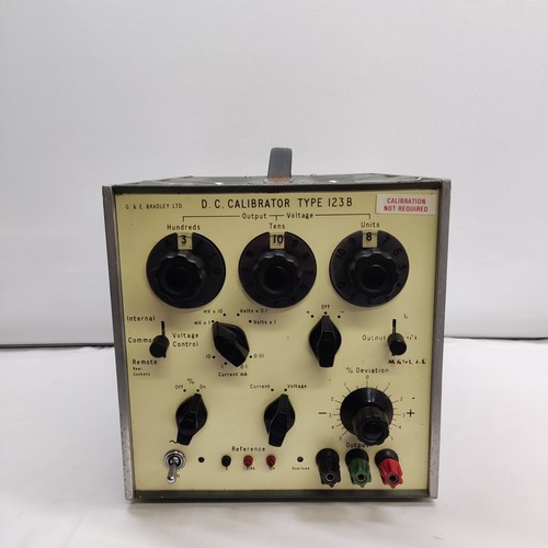 Bradley d c - bradley, calibrator