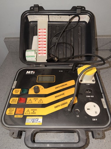Mti portable appliance tester - mti,